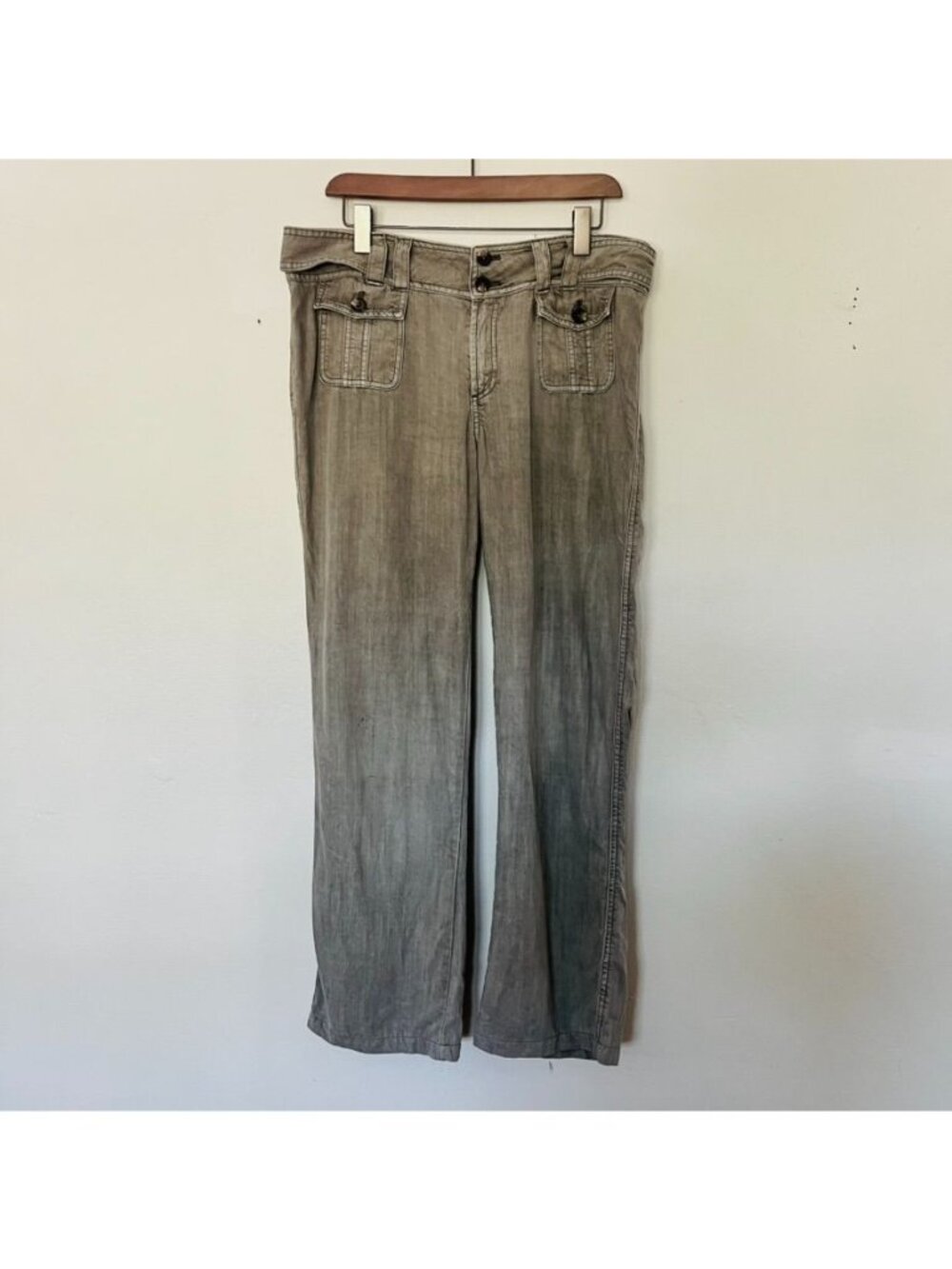 Sundance Province Tencel Pants Sz 12 Light Academia Boho Lightweight Soft - Picture 2 of 10